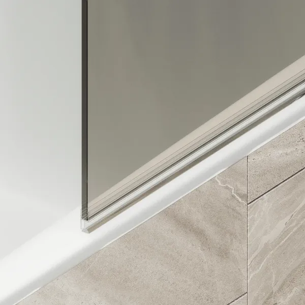 Шторка на ванну MaybahGlass MGV-616-2 70см бронза