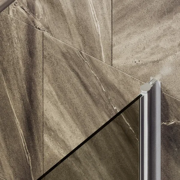 Шторка на ванну MaybahGlass MGV-616-5 70см хром матовый