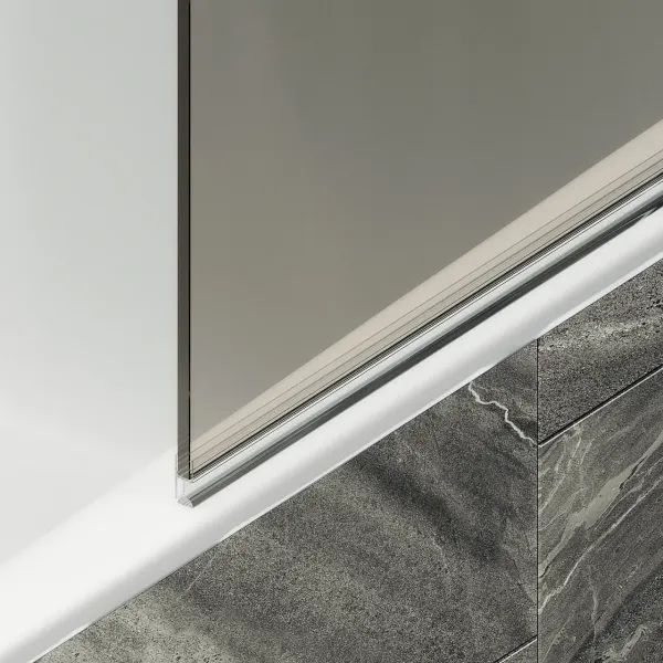 Шторка на ванну MaybahGlass MGV-622-1 80см белый