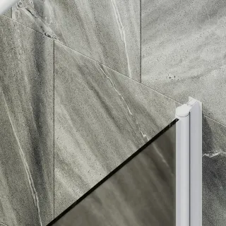 Шторка на ванну MaybahGlass MGV-607-1 50см белый