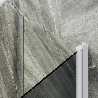 Шторка на ванну MaybahGlass MGV-603-1 40см белый