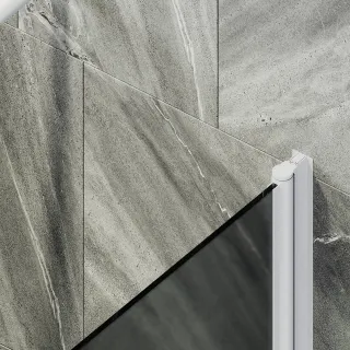 Шторка на ванну MaybahGlass MGV-604-1 40см белый