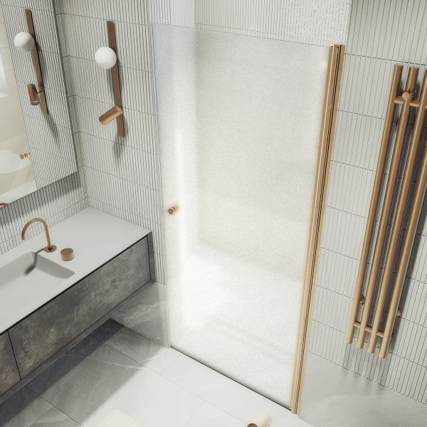 Душевая дверь MaybahGlass MGD-808-2 80см бронза