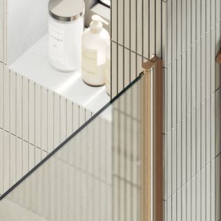 Душевая дверь MaybahGlass MGD-808-2 80см бронза