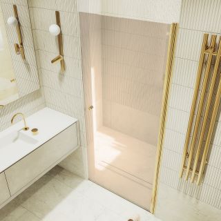 Душевая дверь MaybahGlass MGD-804-3 80см золото