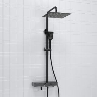 Душевой комплект WasserKRAFT A114.162.130.CB Thermo черный