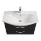 Тумба под раковину Акватон Ария 80см чёрный 1A140801AA950