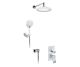 Wasserkraft A16067WHITE Встраиваемый комплект для душа с верхней душевой насадкой и лейкой