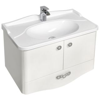 Тумба под раковину Акватон Венеция 75см белый 1A150901VN010