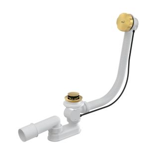 Сифон для ванны AlcaPlast золото A55GOLD-80-RU-01 80 см