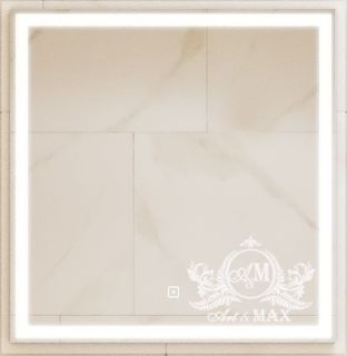 Зеркало с подсветкой Art&Max Monza 80см AM-Mon-800-800-DS-F