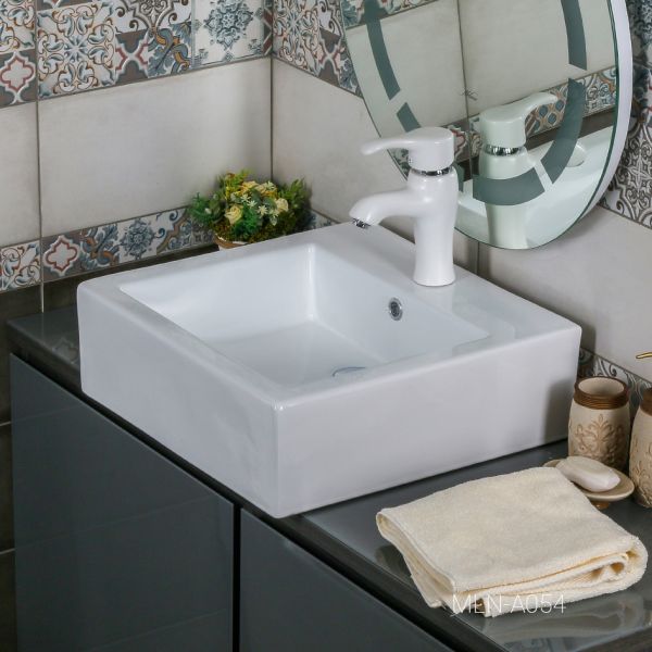 Накладная раковина Melana A054-803 47см белый
