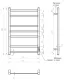 Электрический полотенцесушитель Larusso НЕО 4657819954244  П5 50х80 черный