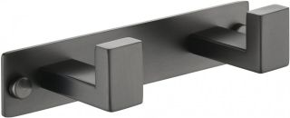 Полотенцедержатель на планке 2-й Grocenberg AC0012 (Графит)