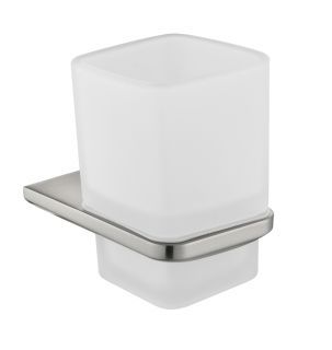 Настенный стакан одинарный Grocenberg AC0053 (Никель)