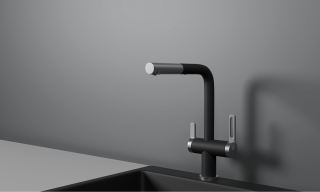 Смеситель для кухни Granula 8170, ШВАРЦ шварц