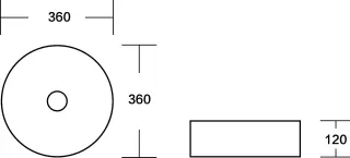 Раковина Milleau Nuage MU7044A-MB/GW глянцевый белый матовый черный