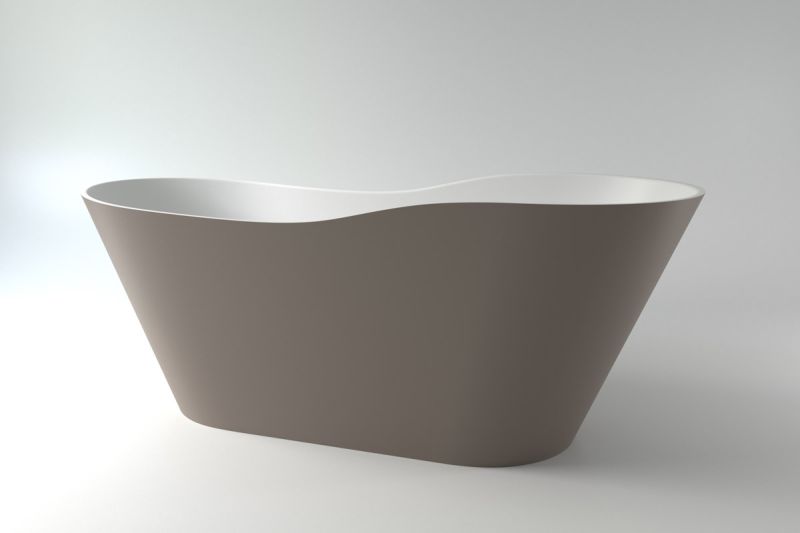 Ванна отдельностоящая Holbi Afrodita 161x68см белый/цветной матовый 1.01.005.11.2