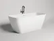 Ванна из искусственного камня Salini Agatha S-Stone 100221M 180x80см белый матовый