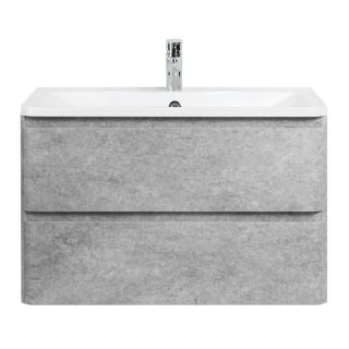 Тумба под раковину BelBagno подвесная 80x50см Cemento Verona Grigio ALBANO-800-2C-SO-CVG