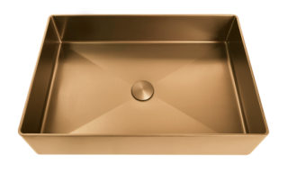 Раковина AltroBagno Solido 001023 RaSp из нержавеющей стали медь матовая