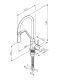 Am.Pm Like S F8013000 Смеситель для кухни с гибким изливом