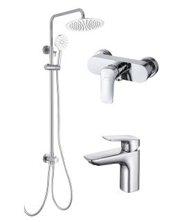 Комплект для ванны и душа Aquatek Вега AQ1036CR хром