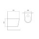 Биде подвесное Aquatek Вега AQ1057-MW Белое