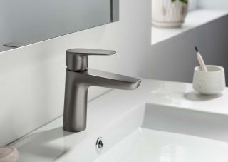 Смеситель для раковины Aquatek Бетта AQ1110BGM шлифованный чёрный хром