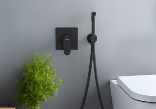 Гигиенический ручной душ Aquatek Оберон AQ1219MB черный