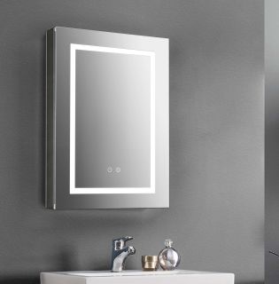 Зеркало-шкаф с подсветкой Aquatek AQ7604-MLC 60 см хром