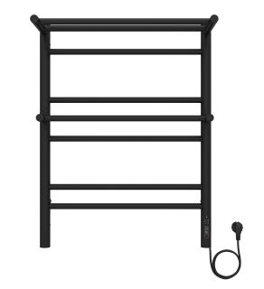 Электрический полотенцесушитель Aquatek Альфа AQ EL RRP0770BL П7 50x70см чёрный муар