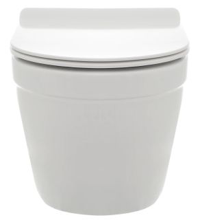 Подвесной унитаз AQUAme AQM2006 безободковый белый глянцевый