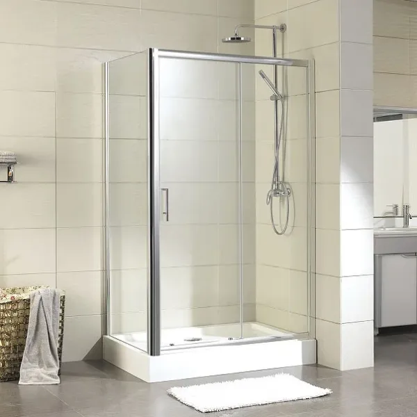 Душевой уголок Aquanet Delta NPE1131 273609 160x90 см стекло прозрачное профиль хром