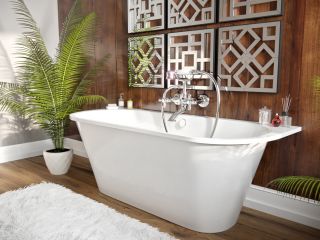 Ванна из искусственного камня AquaStone Неона 168x71см белый