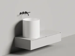 Накладная раковина Salini Armonia 04 S-Sense 130118G 46см белый глянцевый