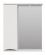 Зеркальный шкаф с подсветкой Misty Атлантик левый 60см белый