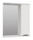 Зеркальный шкаф с подсветкой Misty Атлантик правый 60см белый
