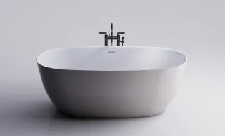 Ванна из искусственного камня Astra-Form Атрия 01010047 160x75 см с интегрированным переливом белый глянец