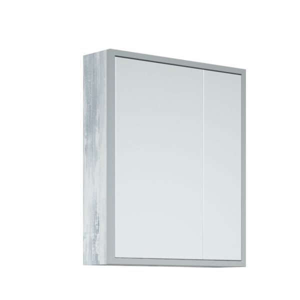 Зеркало-шкаф Corozo Айрон 70см арт/серый SD-00000279