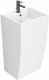 Раковина напольная AZARIO COMELLA 48 AZ-314 отдельностоящая прямоугольная, белый