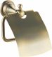 Держатель туалетной бумаги Azario ELVIA AZ-91110Q с крышкой, бронза