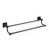 Полотенцедержатель трубчатый AZARIO ALTRE AZ-96002BB двойной 60 см