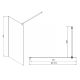 Душевая перегородка Azario CHICAGO AZ-NAR6310 1000 Black Walk-in 1000x1950