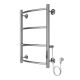 Полотенцесушитель электрический AZARIO VERONA AZ04846 400/600 4 секции, тен справа, хром
