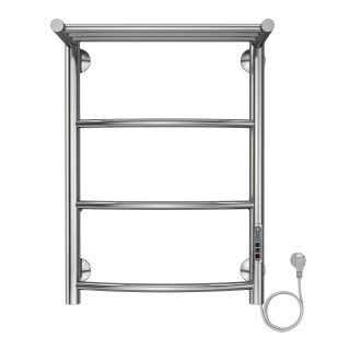 Полотенцесушитель электрический AZARIO VERONA AZ04846P 400/600 3 секции, с полкой, диммер справа, хром