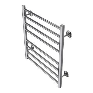 Полотенцесушитель водяной AZARIO PARMA AZ10156S 500/600 8 секций, нижнее/диагональное подключение, 1/2, хром