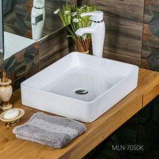 Накладная раковина Melana 7050K-805 50см белый