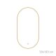 Зеркало FIXSEN с подсветкой LED овальное 50х100 см золото-сатин (FX-3100G)