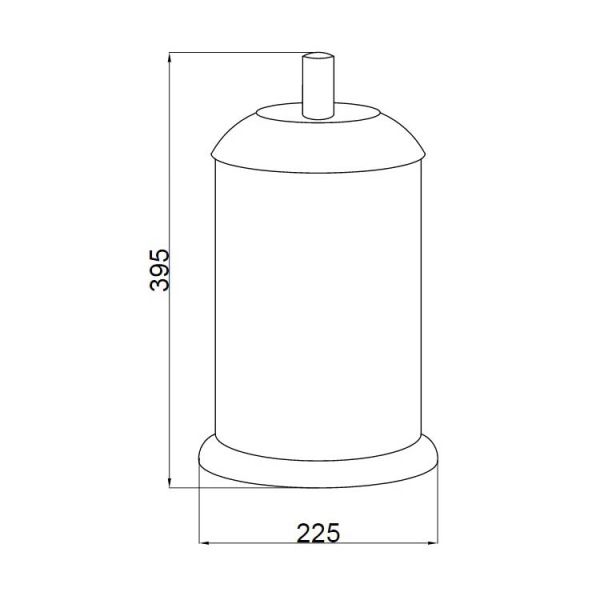 Ведро Boheme Murano золото 10907-G